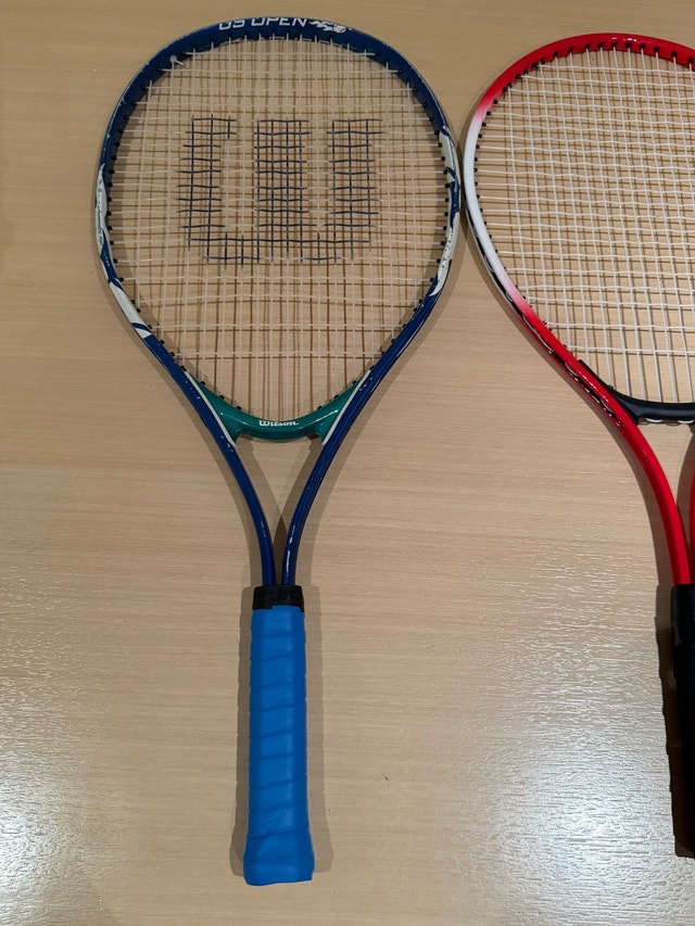 Wilson US Open Tennis Racket & Generic Racquet - New Grips - photo 3