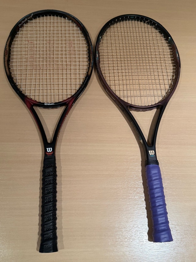 Wilson Pro Staff 5.8 and Hammer System Tennis Rackets