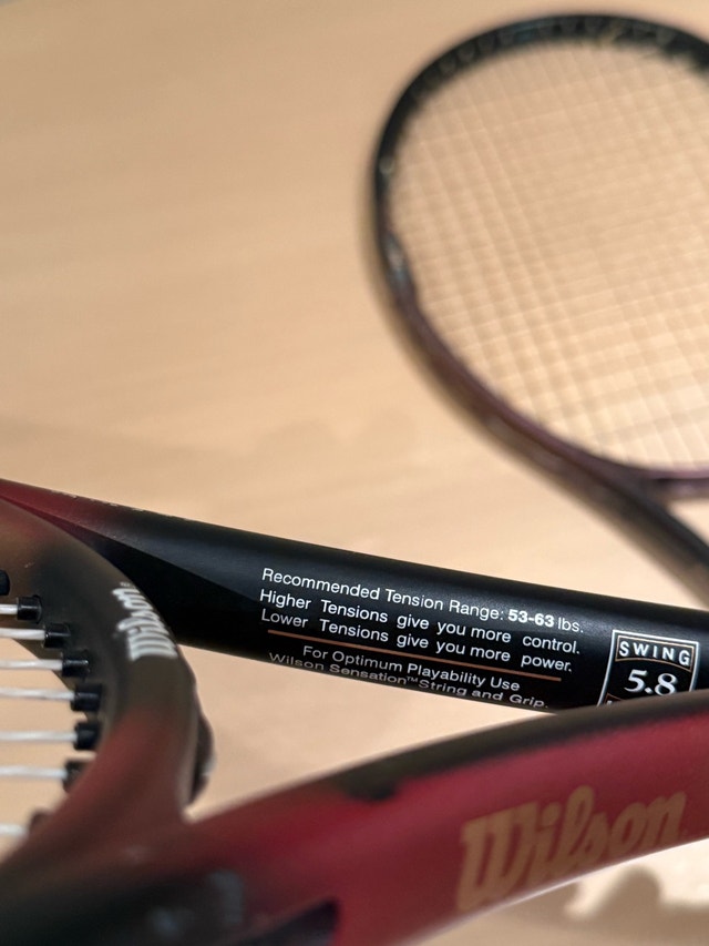 Wilson Pro Staff 5.8 and Hammer System Tennis Rackets - photo 5
