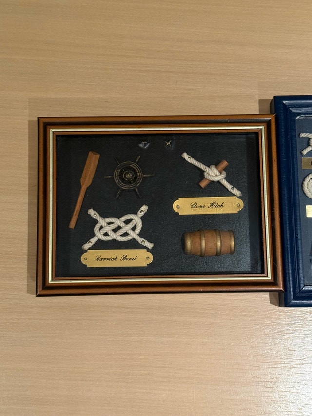 Mariner Vintage Nautical Knot Shadow Box Wall Decor - Set of 2 - photo 3