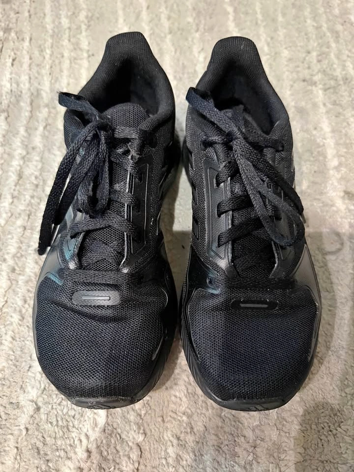 Adidas Black Sneakers (Kids 3)