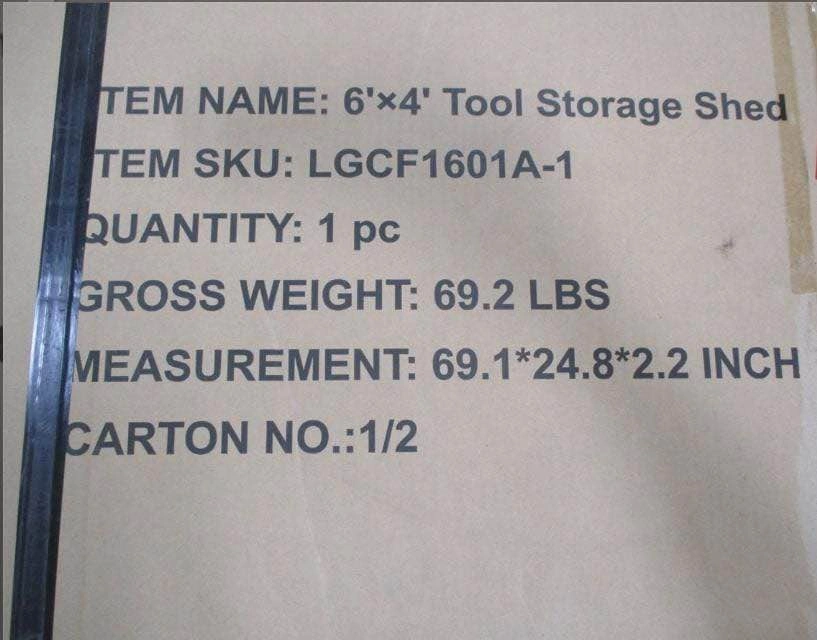 Tool storage shed (new in box) - photo 5