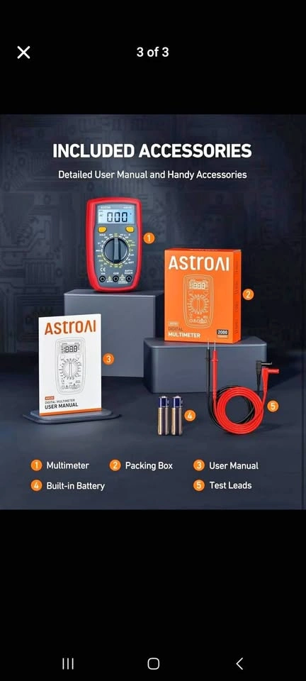 Astroai digital multimeter