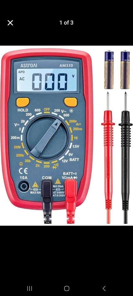 Astroai digital multimeter - photo 3