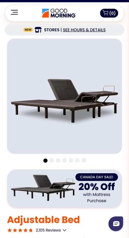 Split King Adjustable Bed WITH Mattresses - photo 5