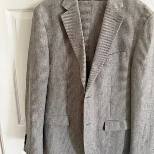 Angelico Viapiana Grey Pinstripe Italian Suit
