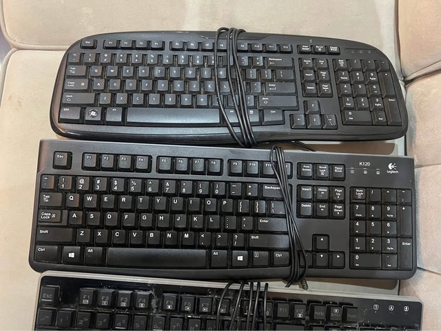 Lot of 11 Wired Keyboards (Logitech, Redragon, HP, acer) - photo 4