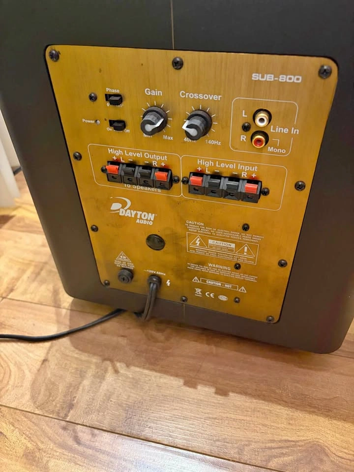 Dayton Audio SUB-800 Subwoofer