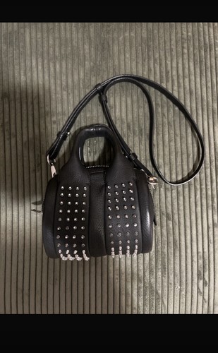 Small Black Alexander Wang Double Handles, Detachable Strap Bag - photo 2