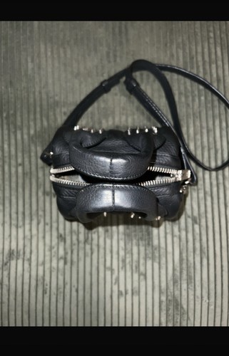 Small Black Alexander Wang Double Handles, Detachable Strap Bag - photo 3