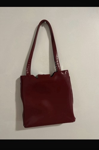 GUESS Women’s Red Solid Shoulder Bag Silver Hardware - photo 2