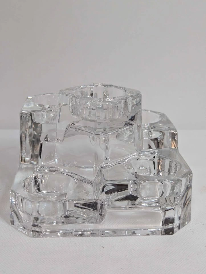 Vintage Partylite 5 Tier 24% Crystal Castle Tealight Votive Cand - photo 2