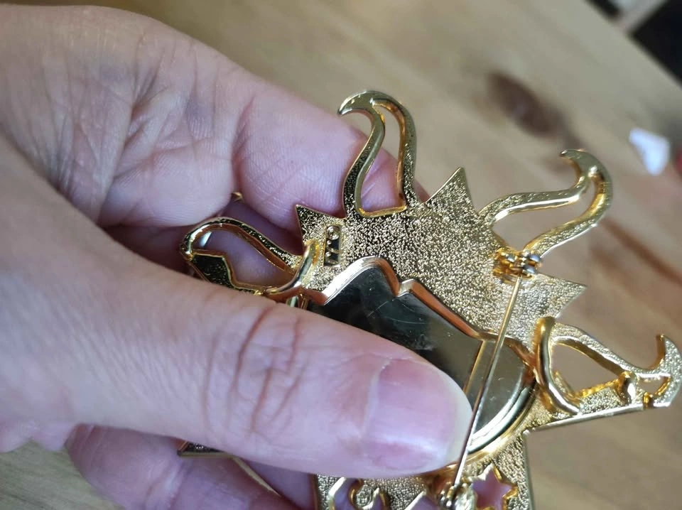 Vintage Jonette Jewelry celestial brooch - photo 3