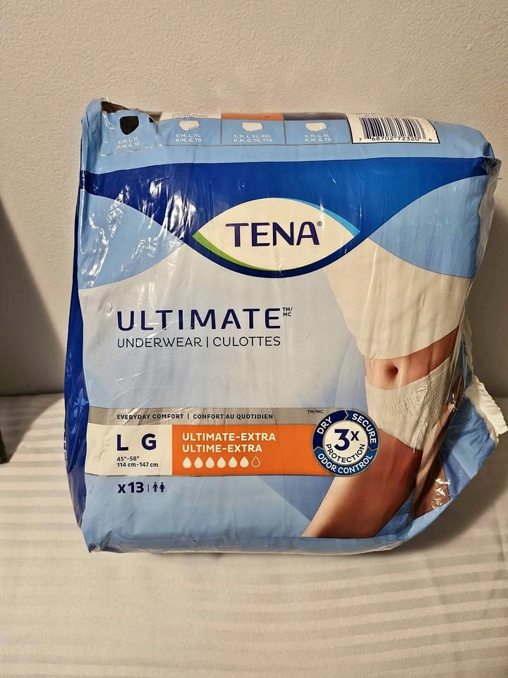 TENA Ultimate Underwear, Large, 13 Count