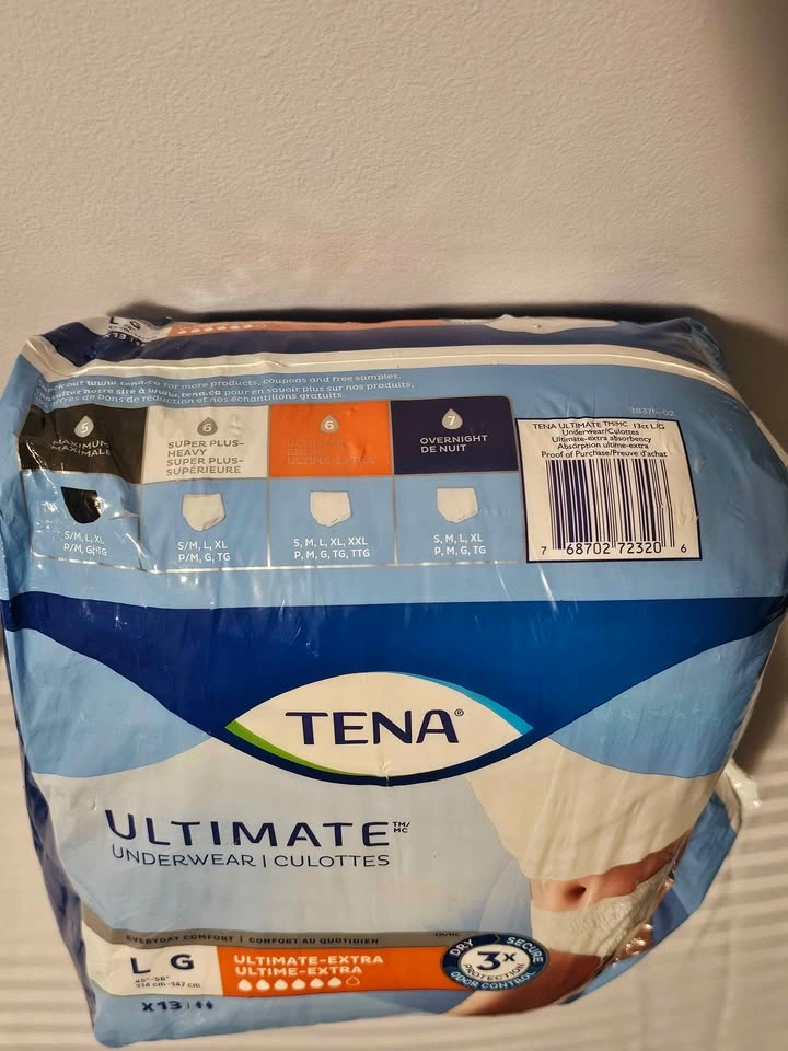 TENA Ultimate Underwear, Large, 13 Count - photo 2