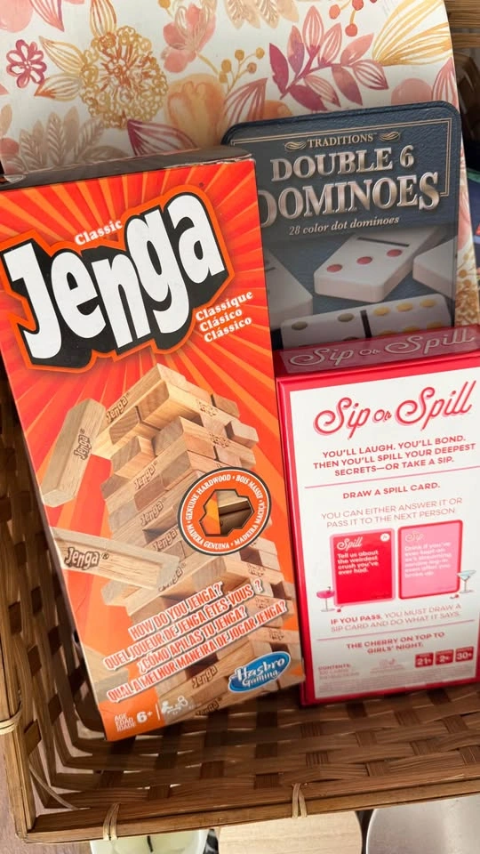 Board Game Bundle: Jenga, 100 Classic Games, Dominoes, Sip or Sp - photo 2