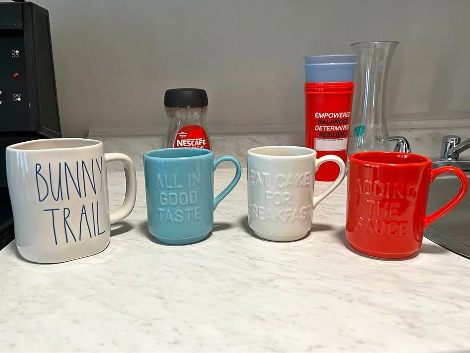 Kate Spade and Rae Dunn Mugs