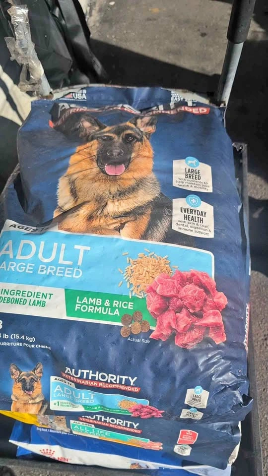 Authority adult dog food 34 lbs