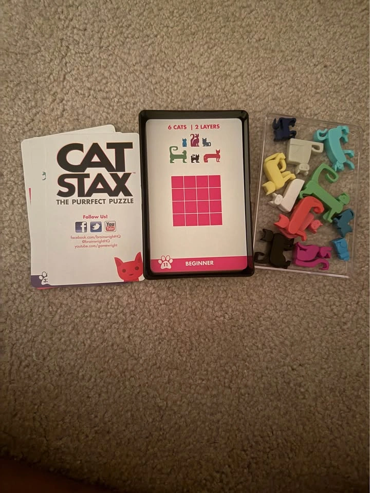 Cat Stax Portable Puzzle Game - photo 2
