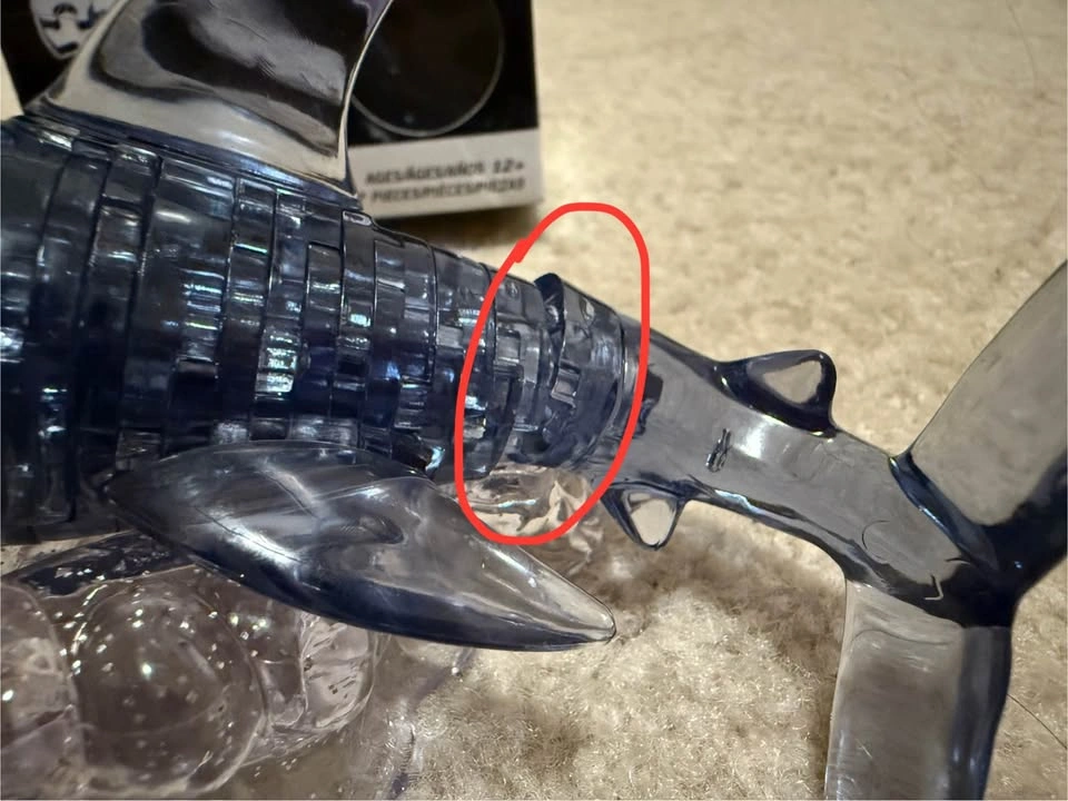 3D Crystal Puzzle Shark - photo 2
