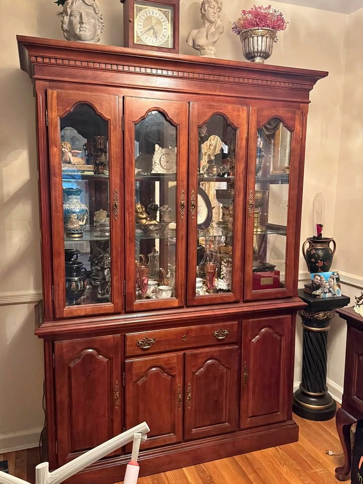 Beautiful Cherry wood China Cabinet