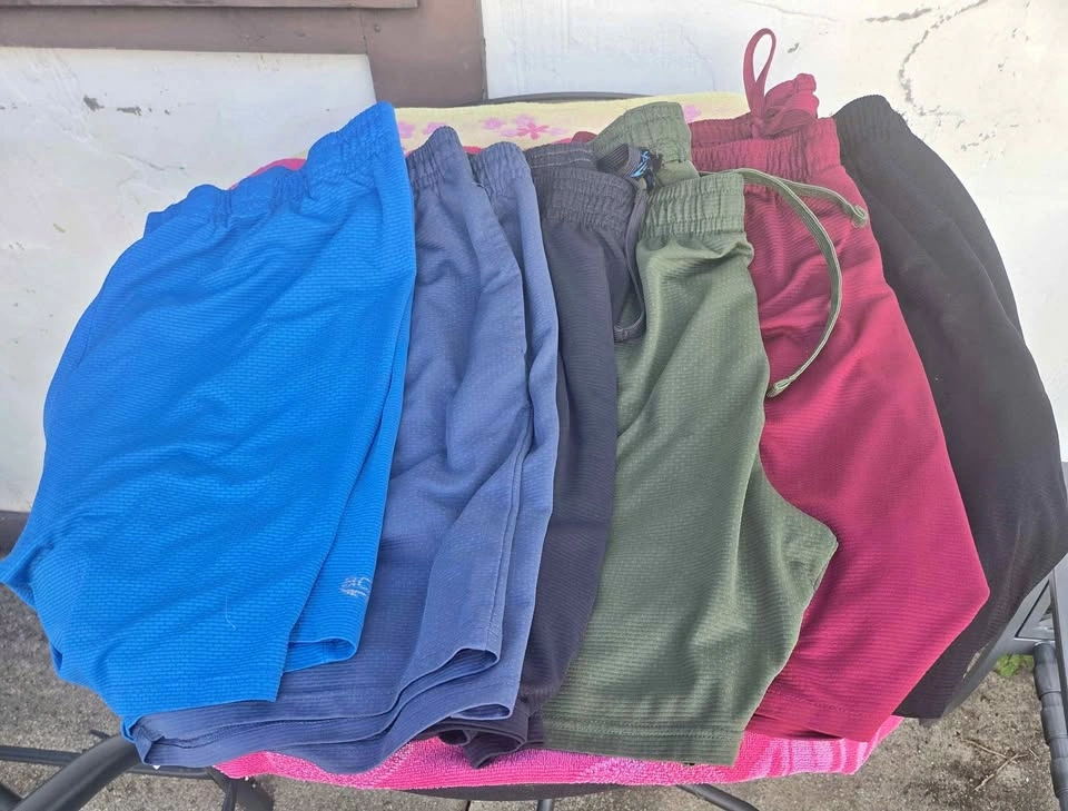 Men's Athletic Shorts, 6 pair, XXL/2XL, ACX brand