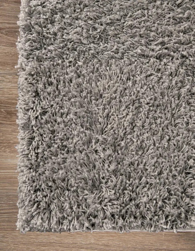 Rug - Solid Shag Rug - 10' x 8' - Grey