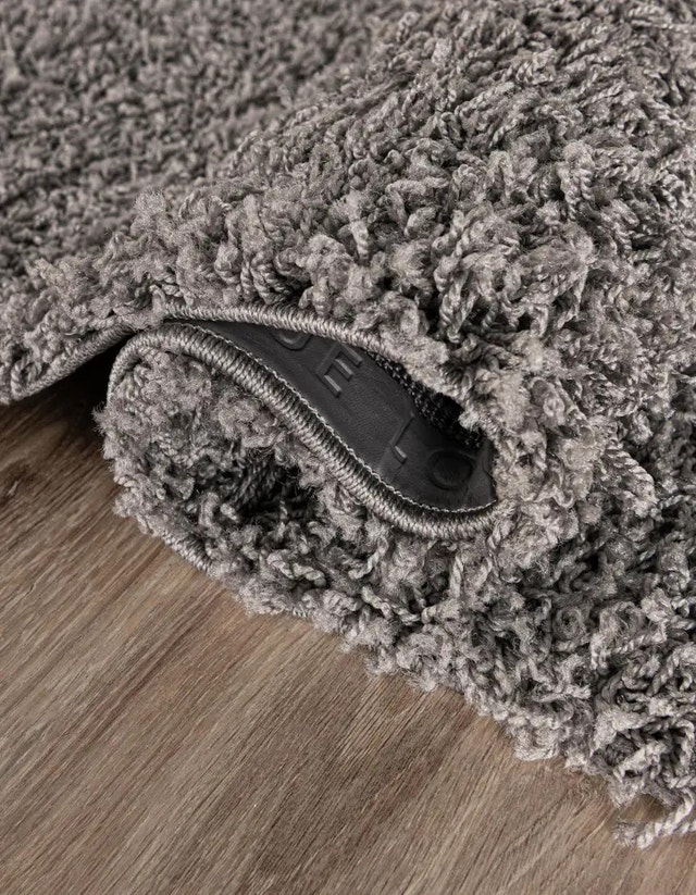 Rug - Solid Shag Rug - 10' x 8' - Grey - photo 5