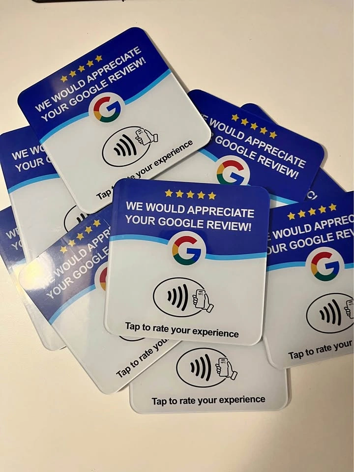 Google NFC Review Cards