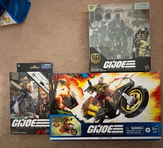 G.I. Joe Figures: Duke, Ram, and Dreadnok Buzzer thumbnail