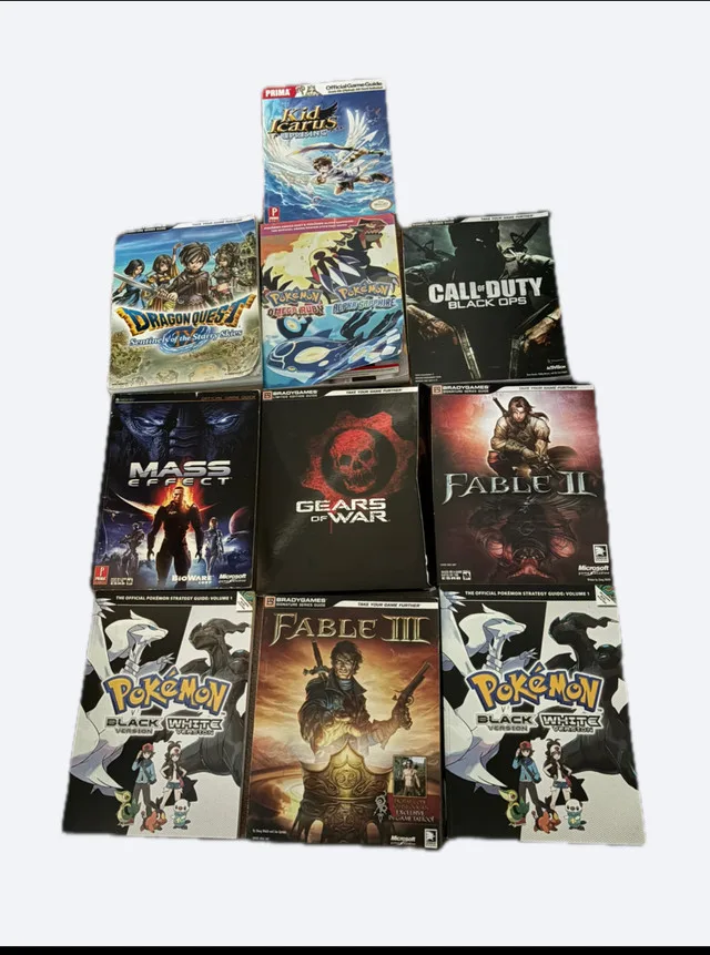 Lot of Game Guides (Pokémon, Fable, Gears of War, etc.) thumbnail
