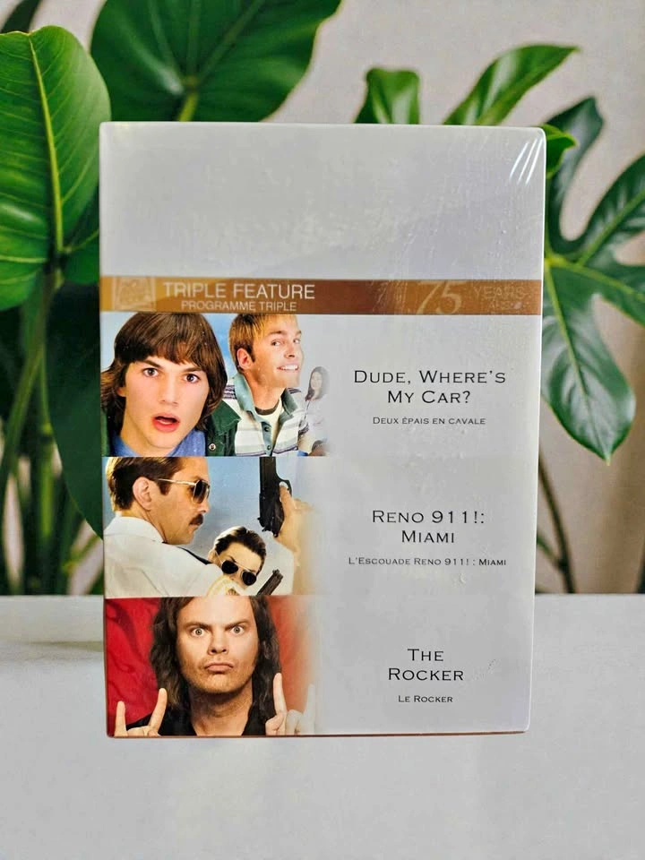 Triple Feature DVD: Dude Where’s My Car / Reno 911 / The Rocker
