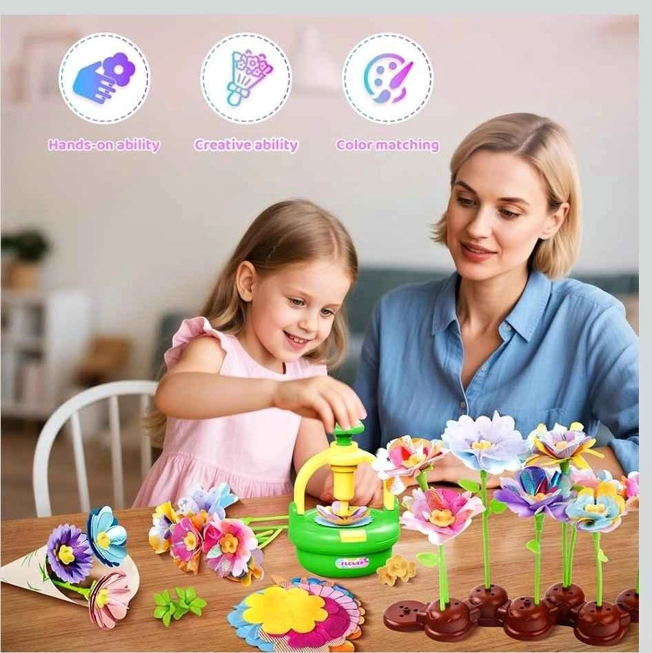 Craft Fabric Flower Bouquet Kit for Kids