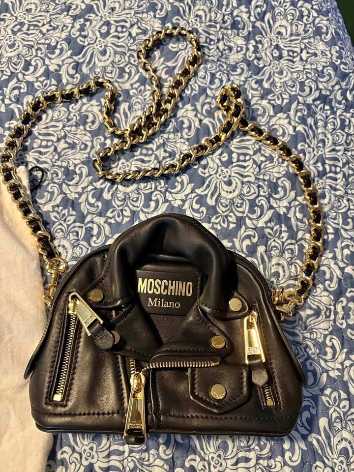 Authentic Moschino Biker Crossbody bag