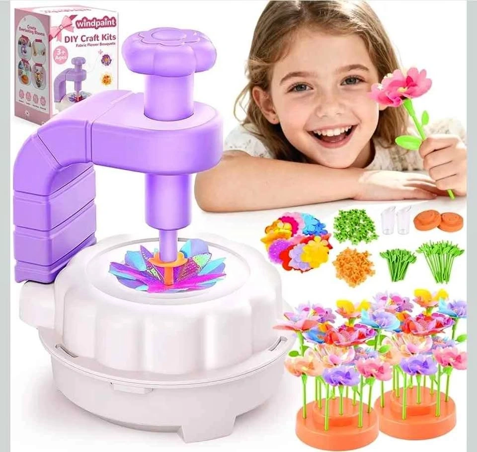 DIY Fabric Flower Bouquet Kit – Windpaint Craft Set
