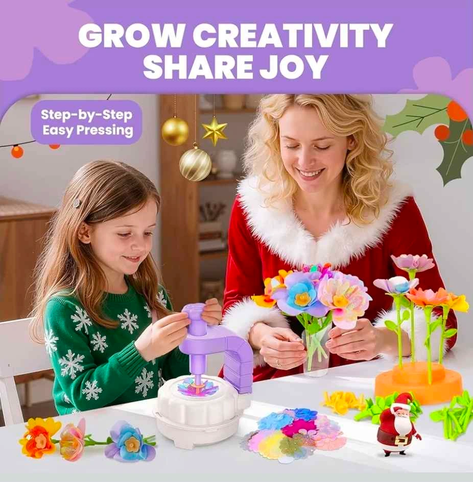DIY Fabric Flower Bouquet Kit – Windpaint Craft Set - photo 4