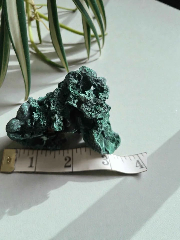 Natural Green Malachite Mineral Specimen Rough Crystal Stone - photo 4