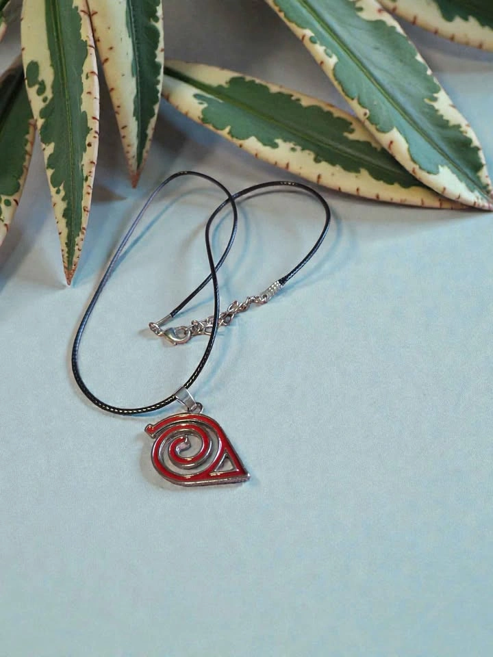 Naruto Hidden Leaf Village Necklace – Konoha Symbol Pendant - photo 2
