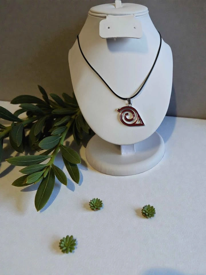 Naruto Hidden Leaf Village Necklace – Konoha Symbol Pendant - photo 5