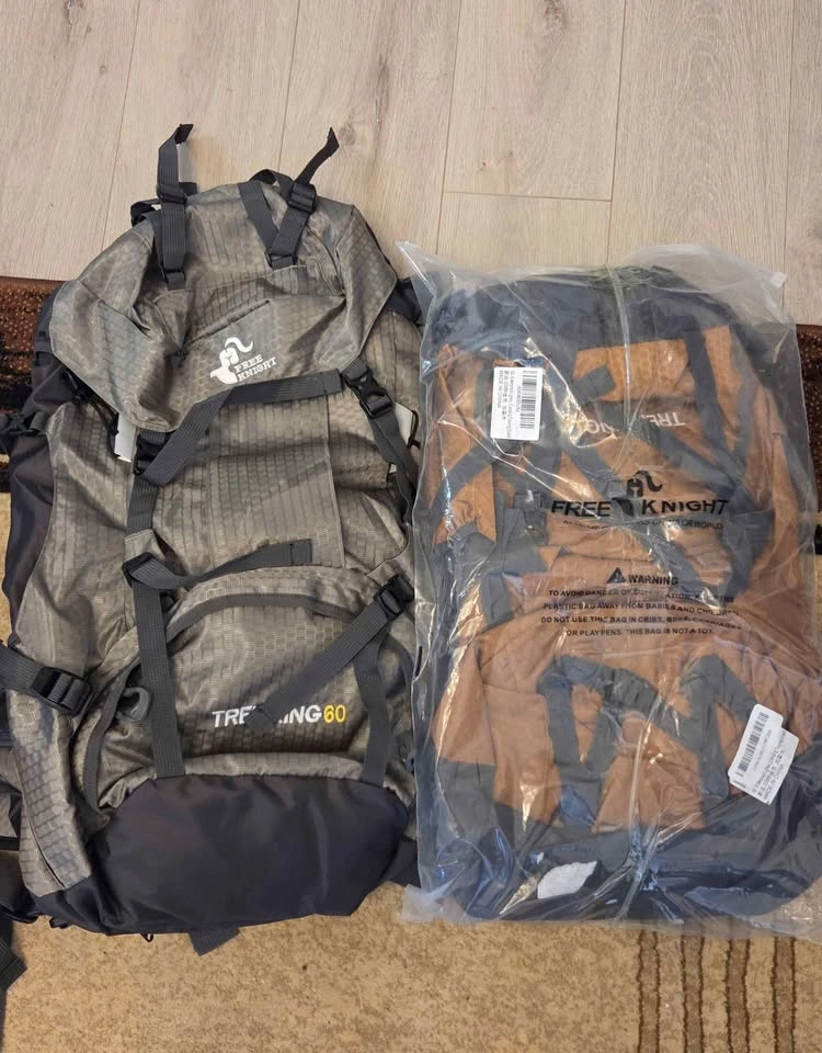 2 60L Waterproof Lightweight Hiking Backpacks