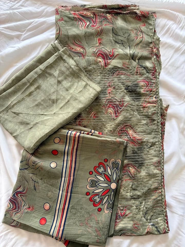 Material for 3 piece Indian set