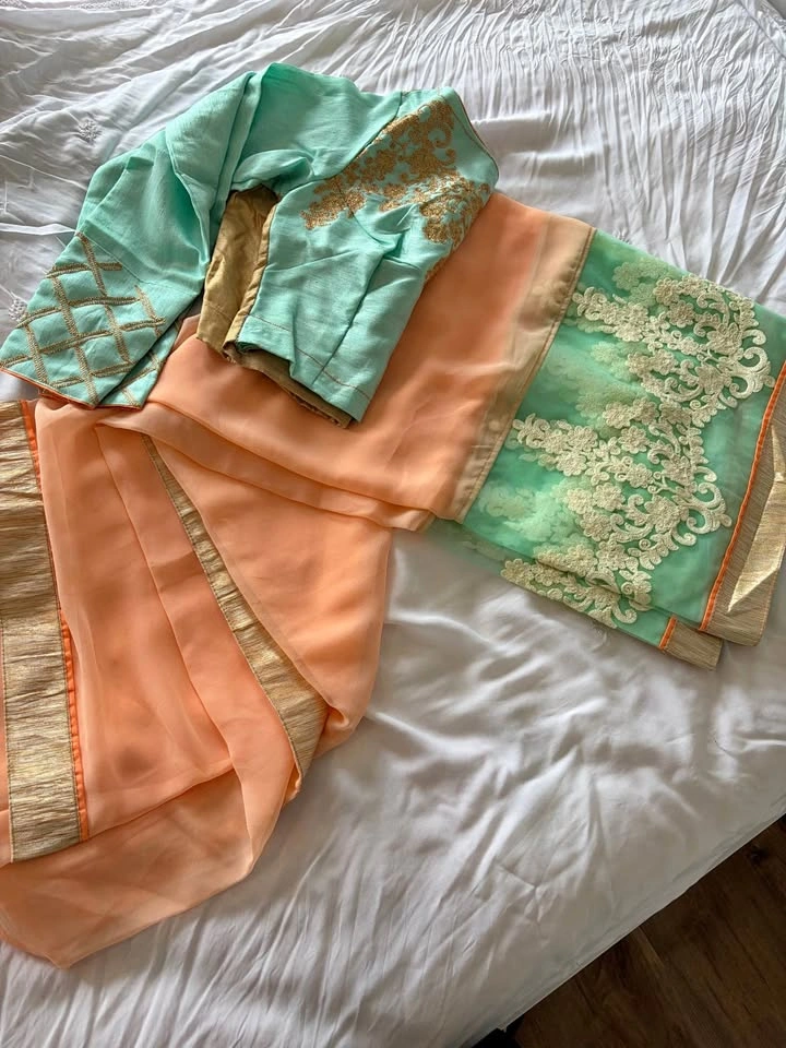 Sari - Indian Clothes. Unstitched