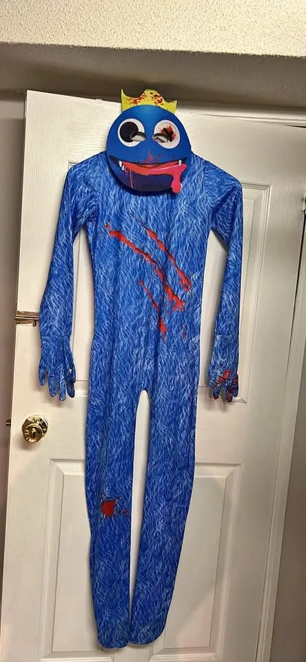Blue from Rainbow Friends - size 8-10 - costume thumbnail