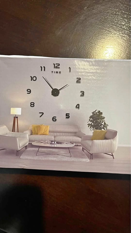 Frameless Wall Clock