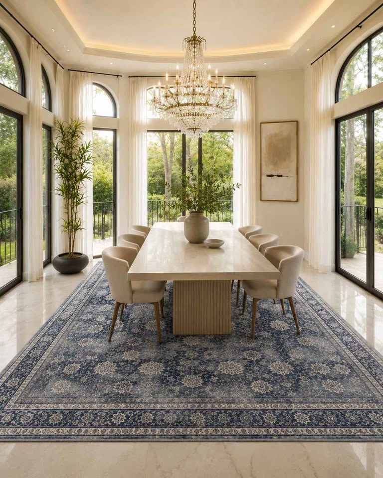 Distressed SOFT WASHABLE NON-SLIP RUG SEALED 🆕 - photo 3