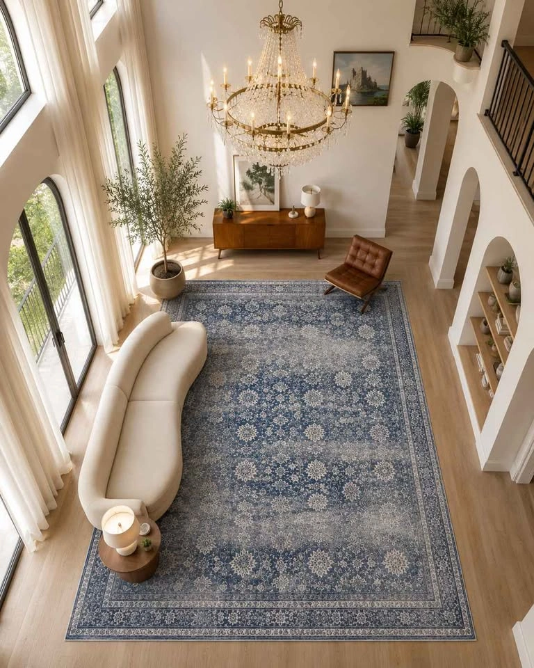 Distressed SOFT WASHABLE NON-SLIP RUG SEALED 🆕 - photo 5