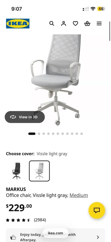 Markus Ikea desk office chair - photo 3