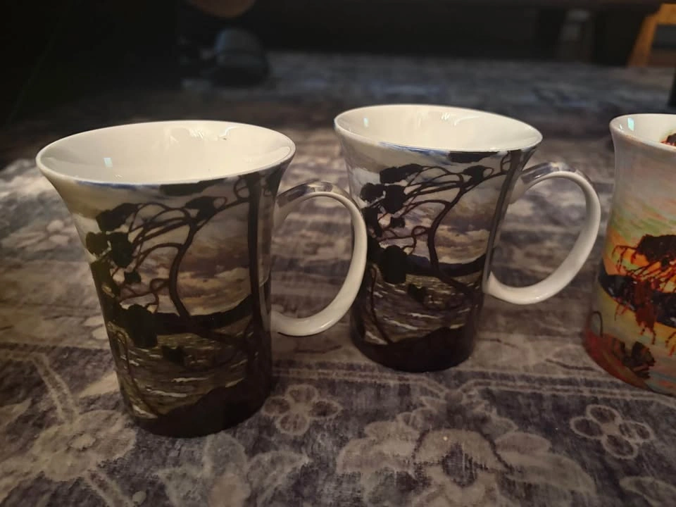 McIntosh Group of Seven Fine Bone China Mugs - Set of 5 - photo 3