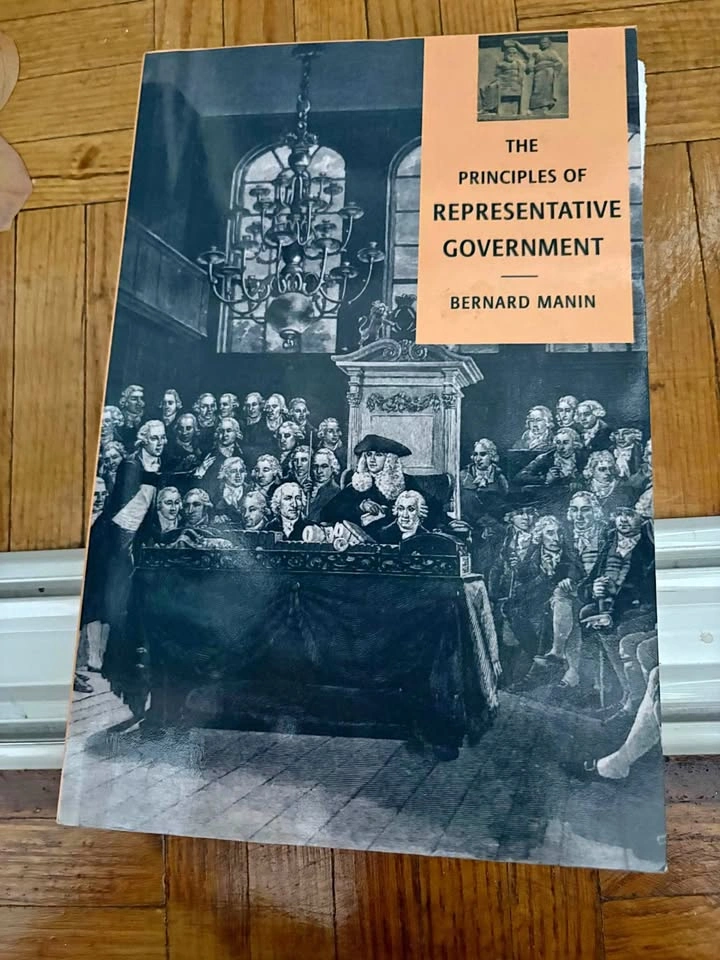 The Principles of Representative Government – Bernard Manin