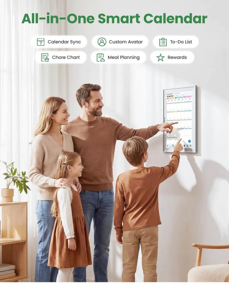 15.6” Smart Digital Family Calendar & Photo Frame – 64GB - photo 2